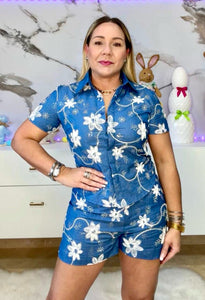 Flower Short Set