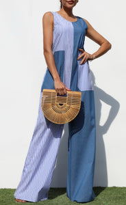 Denim Effect Jumpsuit
