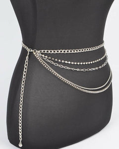 Multi Layered Metal Chain Belt