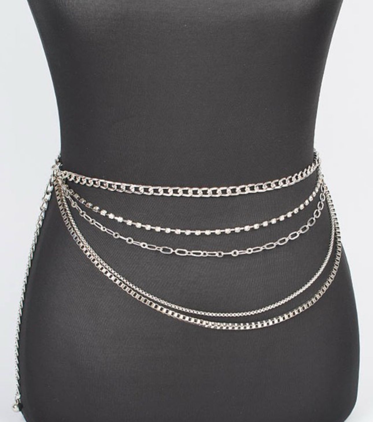 Multi Layered Metal Chain Belt