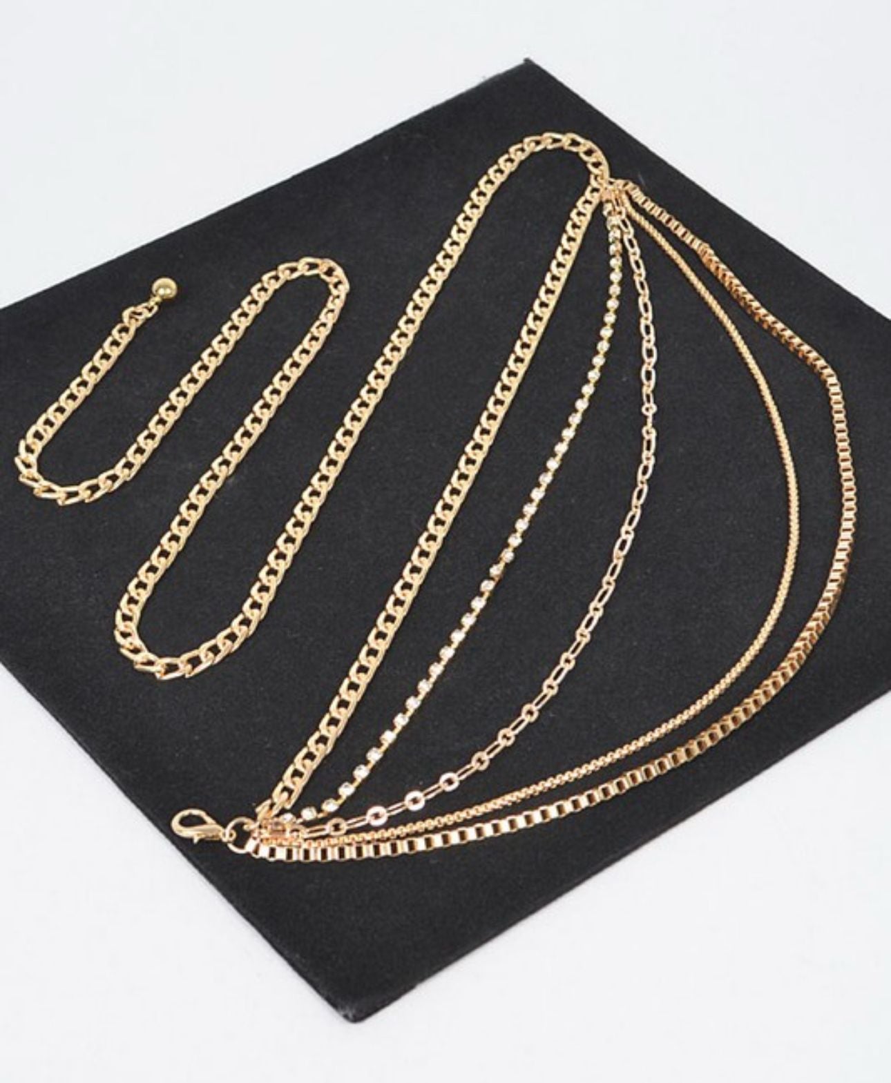 Multi Layered Metal Chain Belt