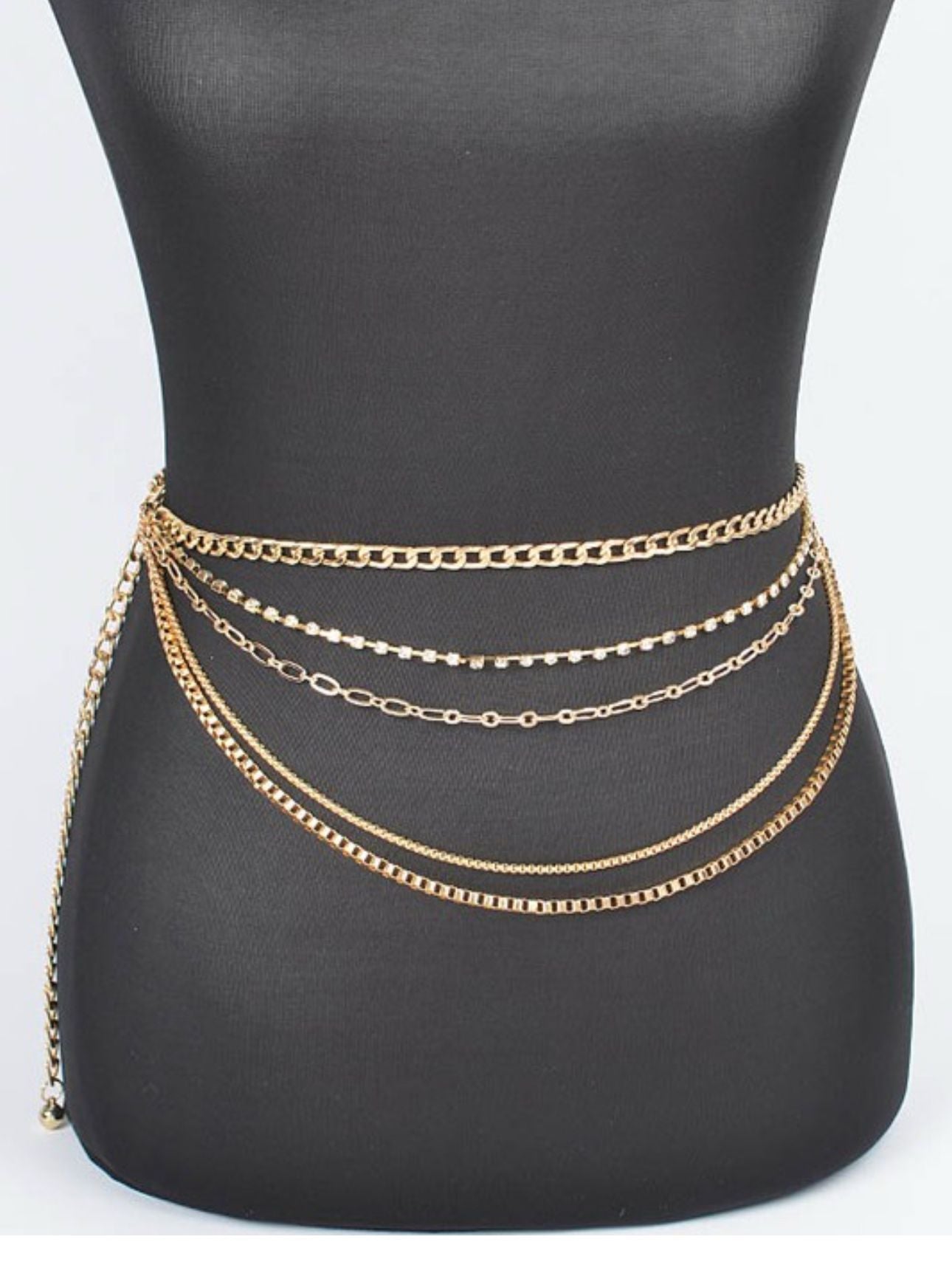 Multi Layered Metal Chain Belt