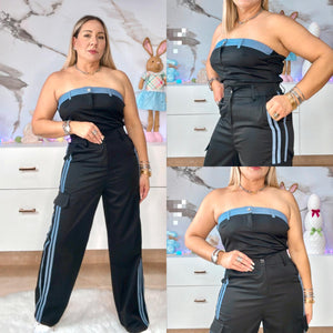 Alba Strapless Pant Sets