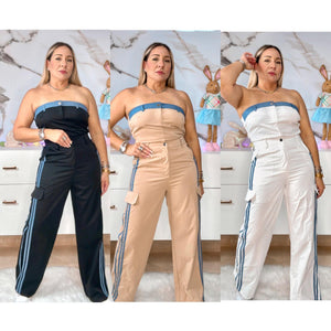 Alba Strapless Pant Sets