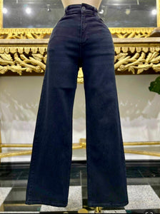 Straight Leg Black Jeans