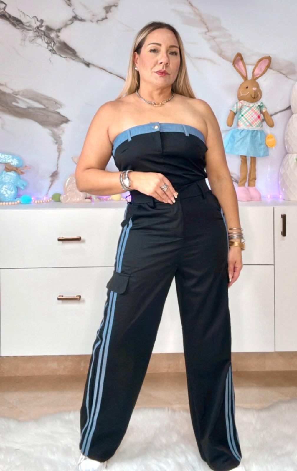 Alba Strapless Pant Sets