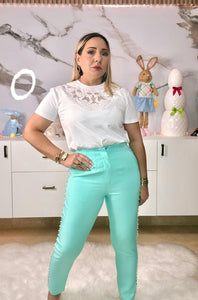 Side Pearl Pants