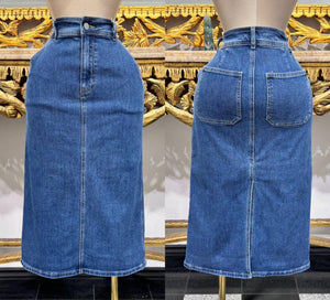 Denim Maxi Skirt