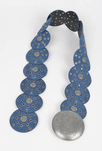 Denim Western Belt