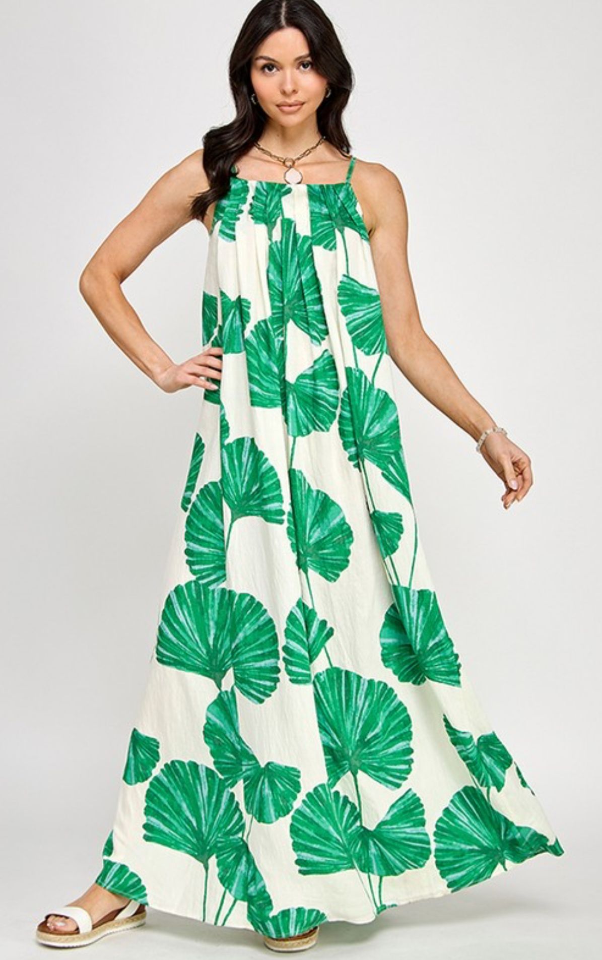 Leaf Maxi Dress