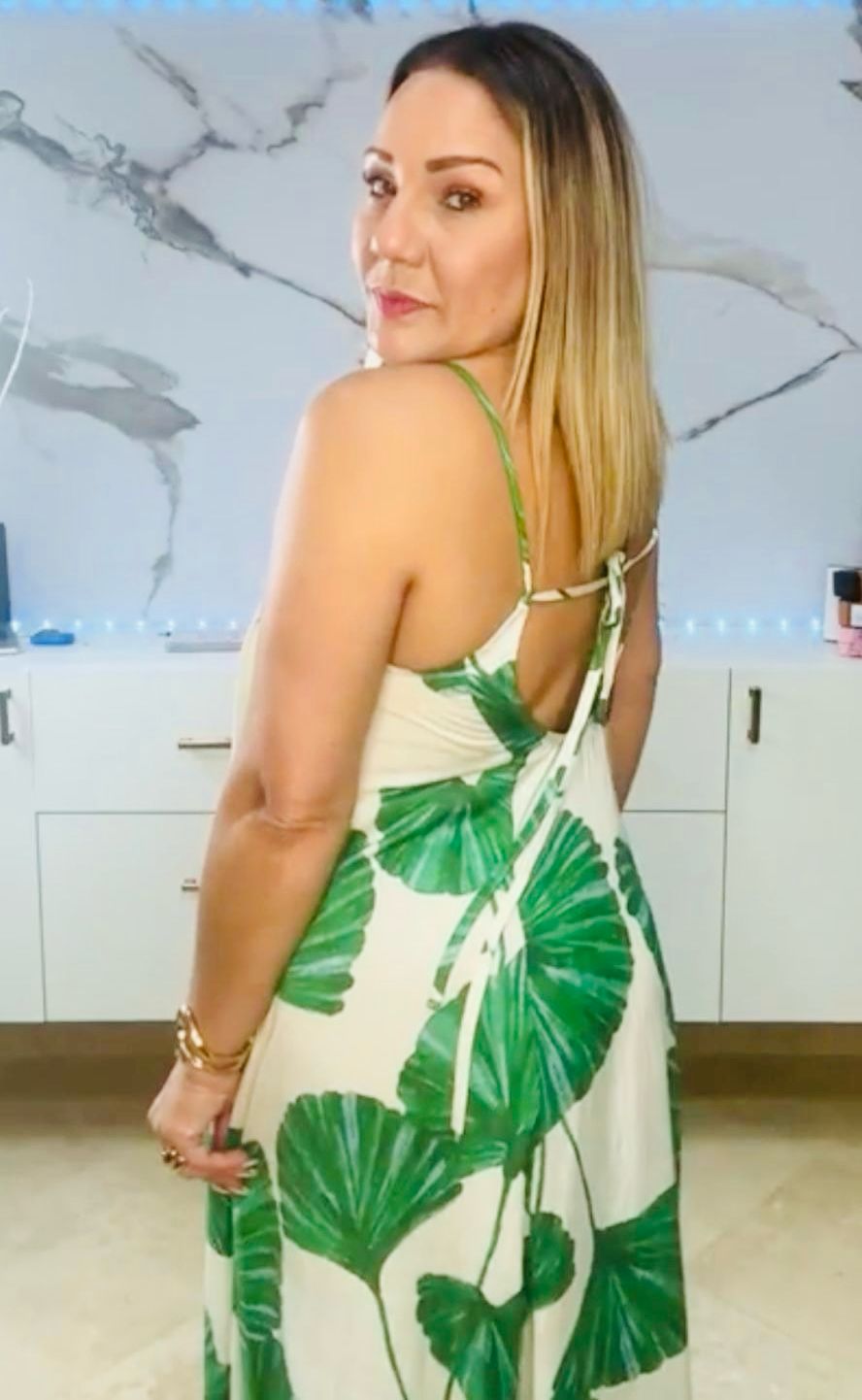 Leaf Maxi Dress
