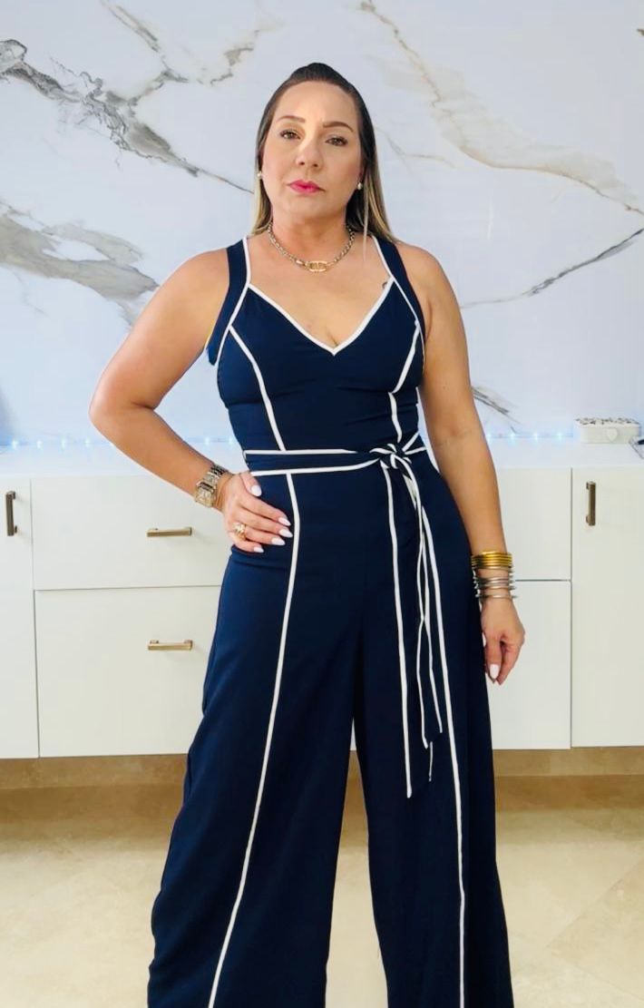 Navy Jumpsuit