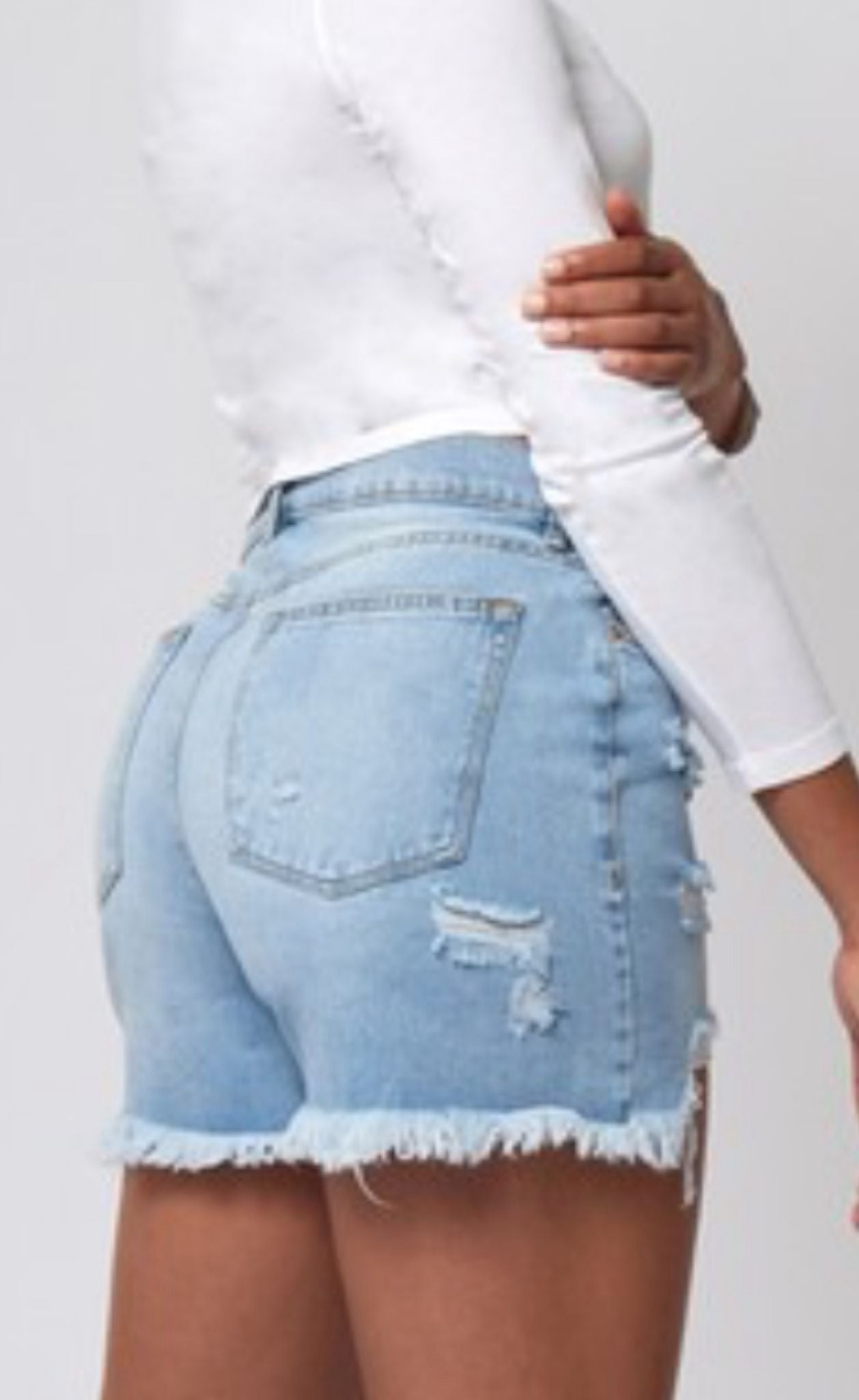 Fatima Denim Short