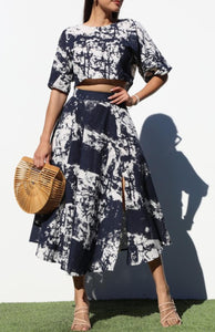 Tie Dye Skirt Set