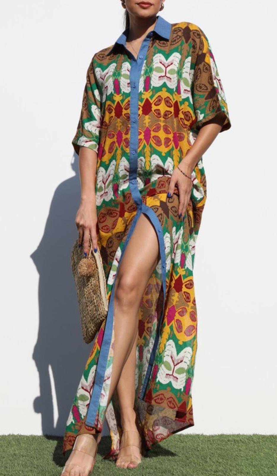 Multi Color Maxi Dress