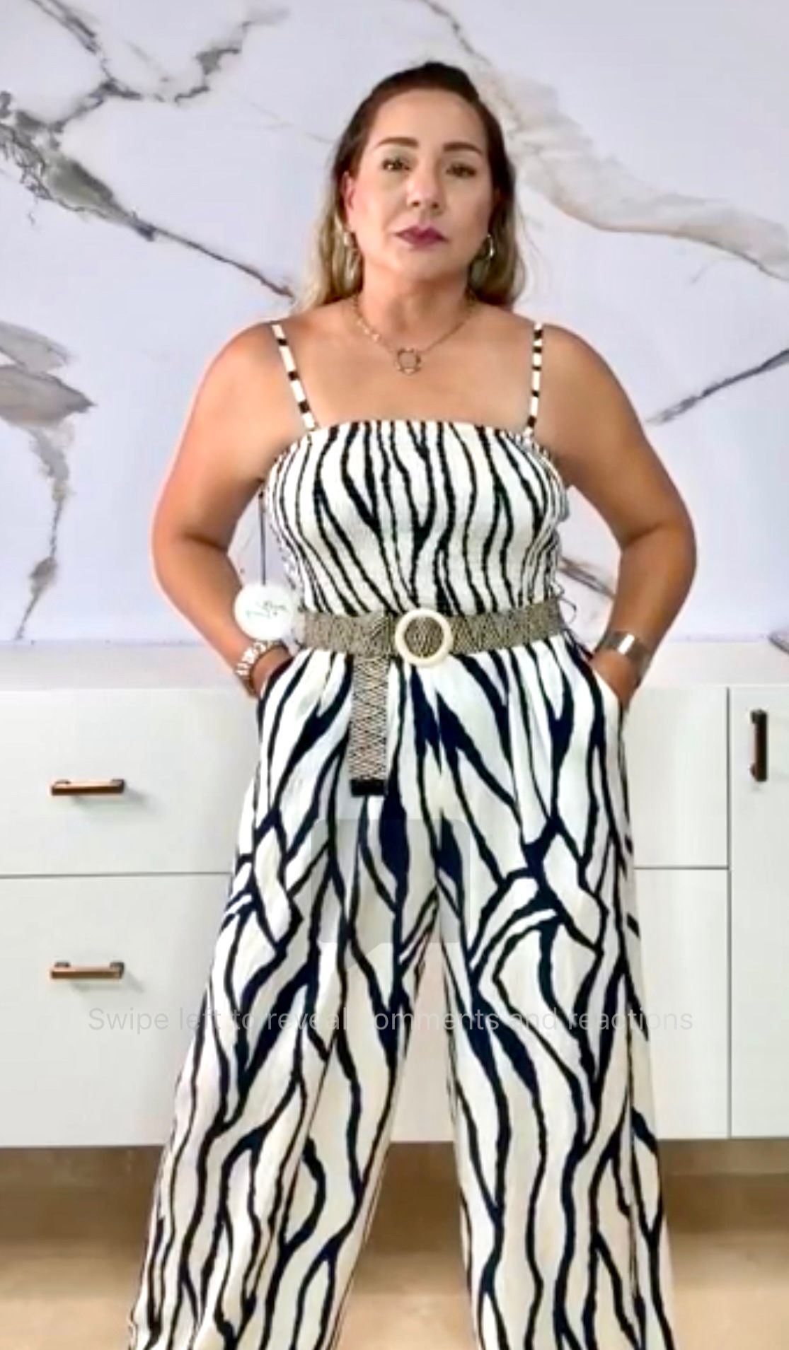 Zebra Jumpsuit