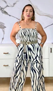 Zebra Jumpsuit
