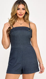 Denim Romper