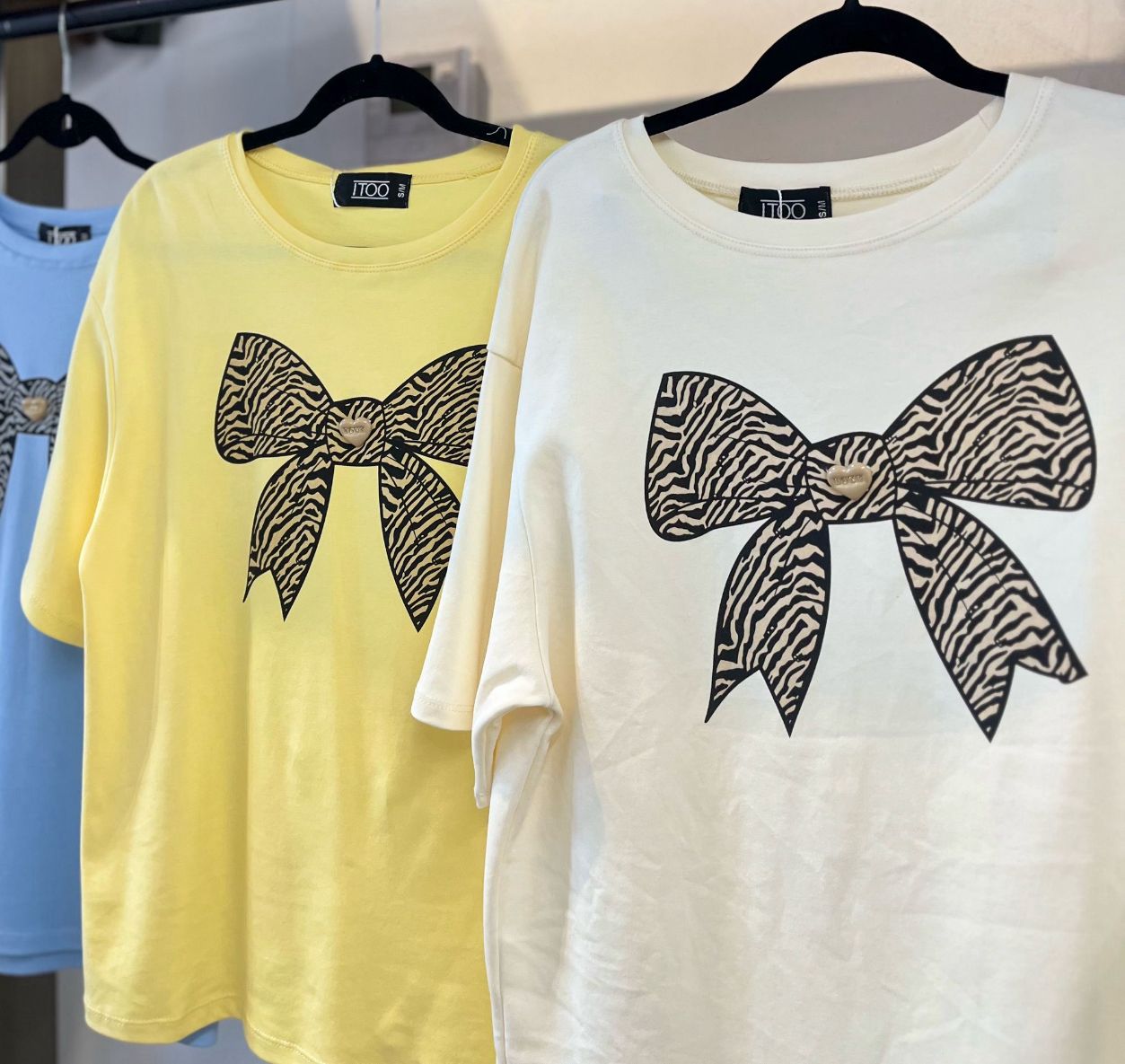 Animal Print Bow Top