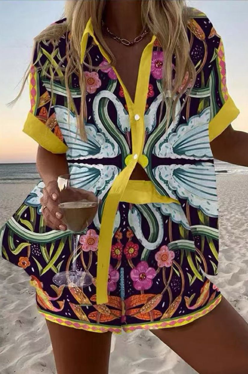 Butterfly Short Set