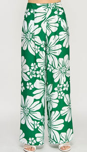 Floral Green Pant