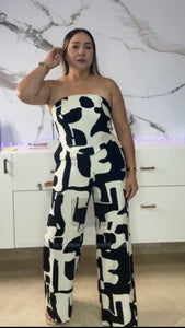 Black & White Jumpsuit
