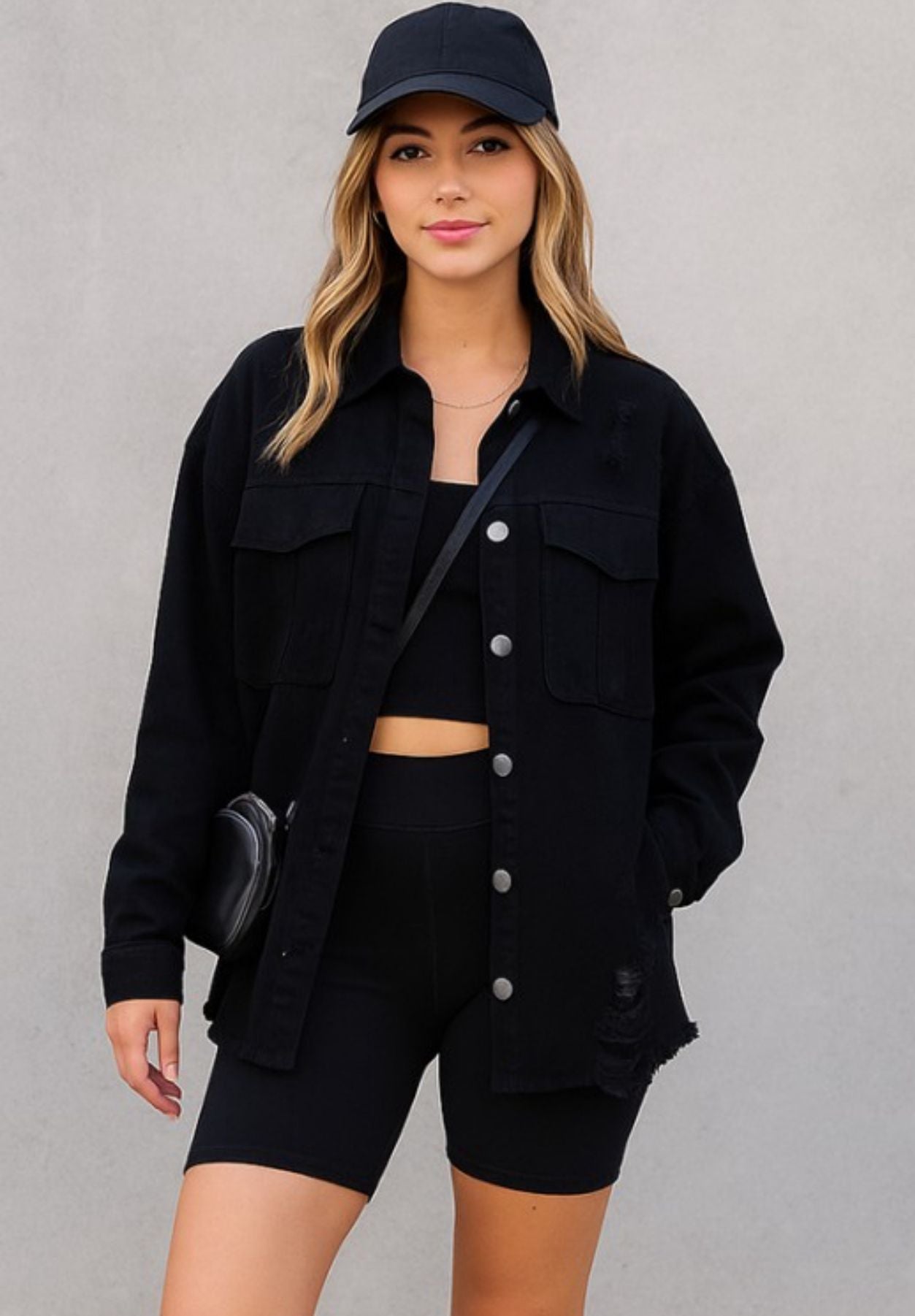 Ripped Denim Jacket