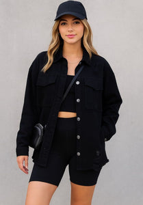Ripped Denim Jacket