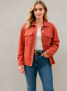 Ripped Denim Jacket